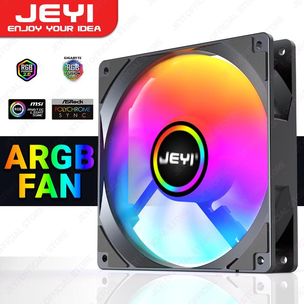 JEYI PC ARGB ð ǳ, AURA SYNC RGB ǻ , ſ  濭 ȯǳ, 4  PWM  5V 3  ARGB Ʈ, 120mm